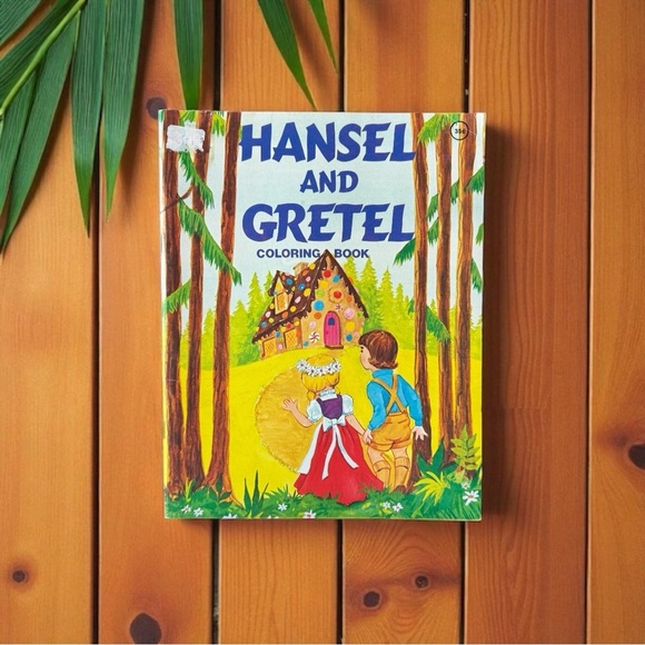 Other - VINTAGE 1970 Hansel and Gretel Coloring Book – Modern Promotions – Unused